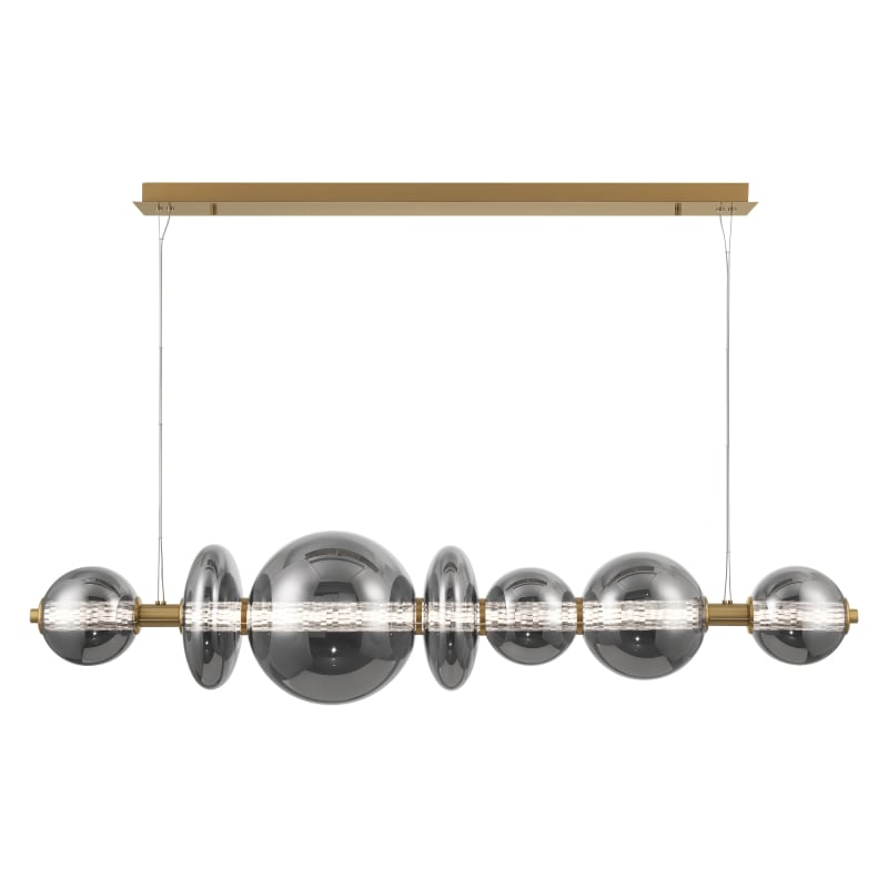 ●OMR Eurofase Lighting 46772-048 Gold / Smoke Atomo 56