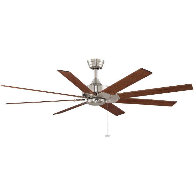 Fanimation Fp7910bn Brushed Nickel Levon 63 8 Blade Fansync Fanimation Fp7910bn Brushed Nickel Levon 63 8 Blade Fansync Compatible Energy Star Ceiling Fan Blades Included Lightingshowplace Com