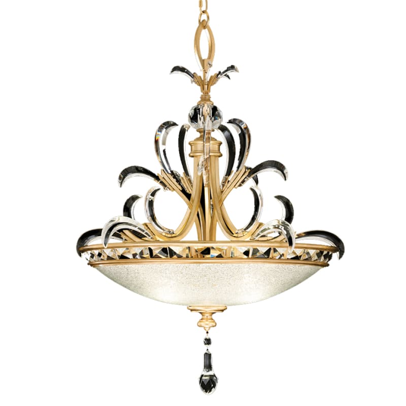 Fine Art Handcrafted Lighting 704540-SF3 Gold Leaf Beveled