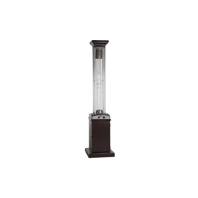 Fire Sense 62224 Hammered Bronze Square Flame Patio Heater