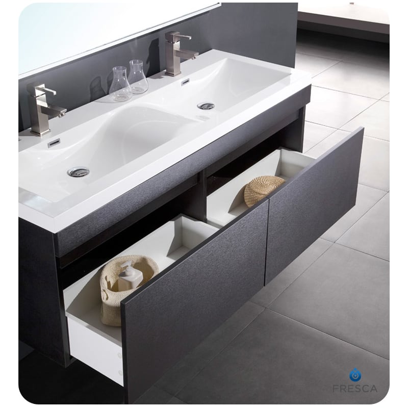 Fresca FVN8040TK Teak Largo 56-5/8