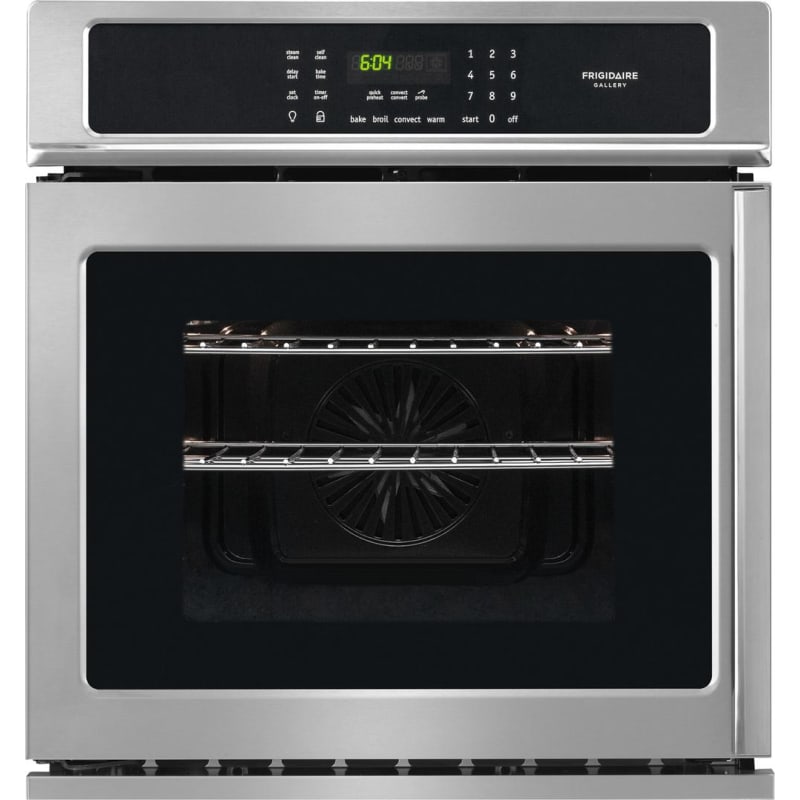 Swing door wall clearance oven