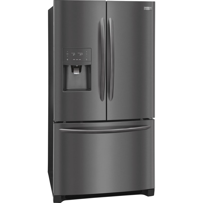 Frigidaire Fghd2368td Black Stainless Steel 36 Inch Wide 21 7 Cu Ft Energy Star Rated French Door Refrigerator With Adjustable Interior Storage And Effortless Glide Freezer Drawers Faucetdirect Com