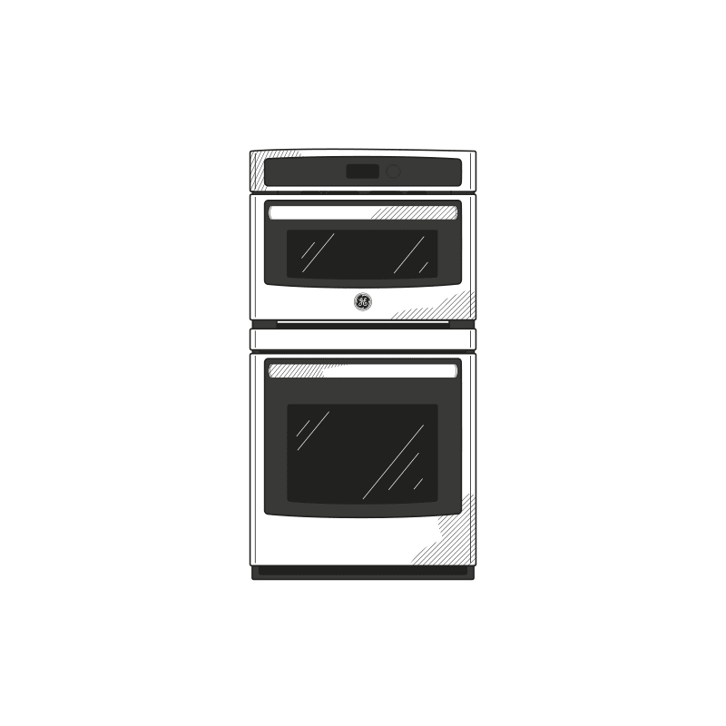 Ge pt7800shss 2025 microwave wall oven