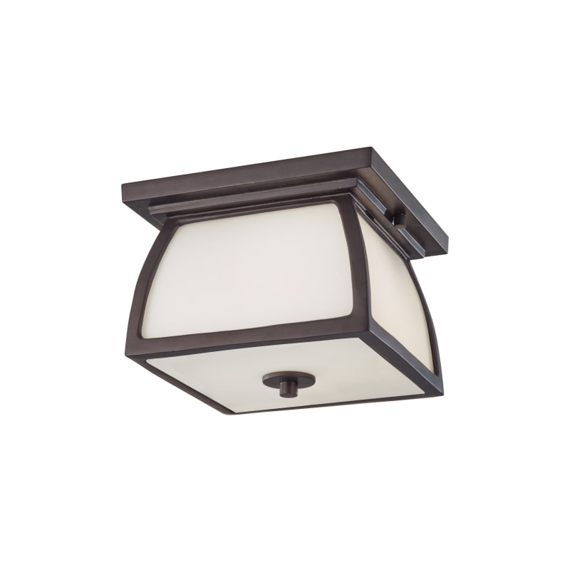 Sea Gull Lighting Wright House 9-in W Oil Rubbed Bronze Outdoor Flush Mount Light Sea Gull Lighting Wright House 9-in W Oil Rubbed Bronze Outdoor Flush Mount Light
