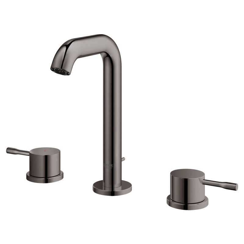 Grohe 20297a0a Hard Graphite Essence 1 2 Gpm Widespread Bathroom Faucet With Silkmove Quickfix And Ecojoy Technology Faucetdirect Com - How To Tighten Grohe Bathroom Faucet