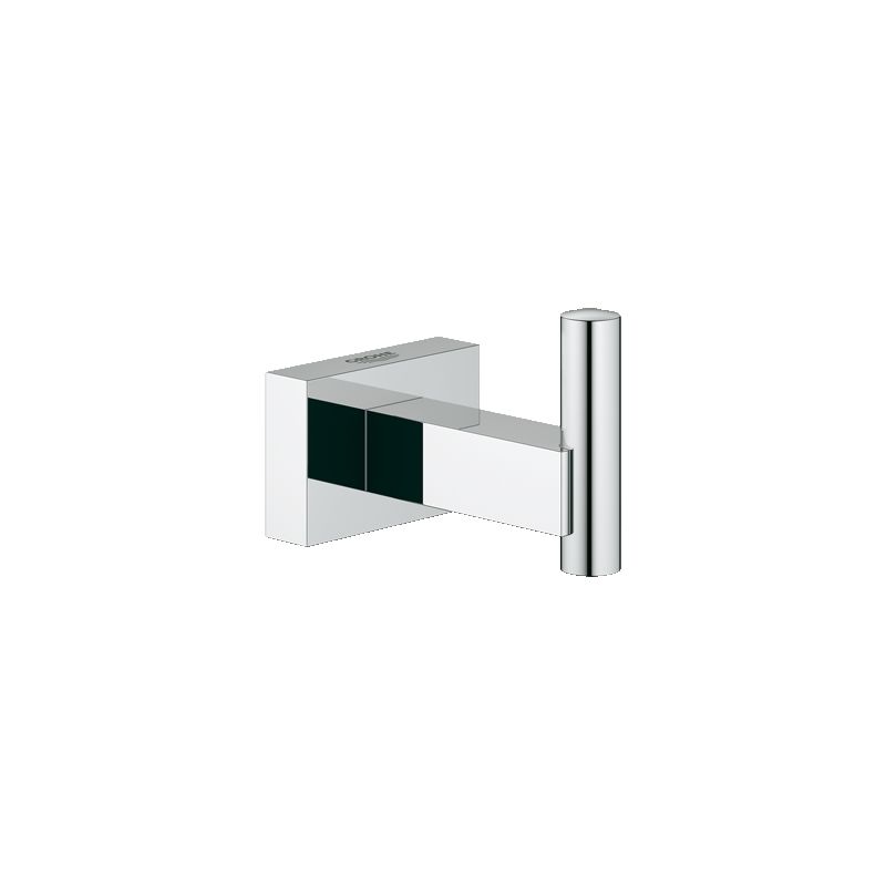 Grohe 40511001 Chrome Essentials Cube Single Robe - FaucetDirect.com