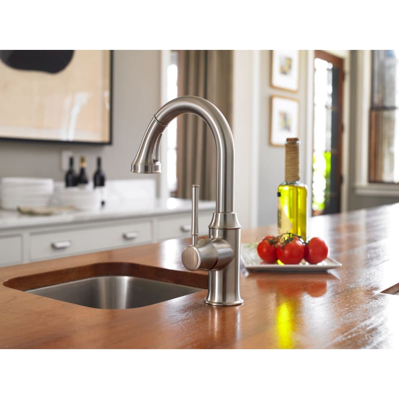Hansgrohe 04216830 Polished Nickel Talis C 1.75 GPM Pull-Down ...