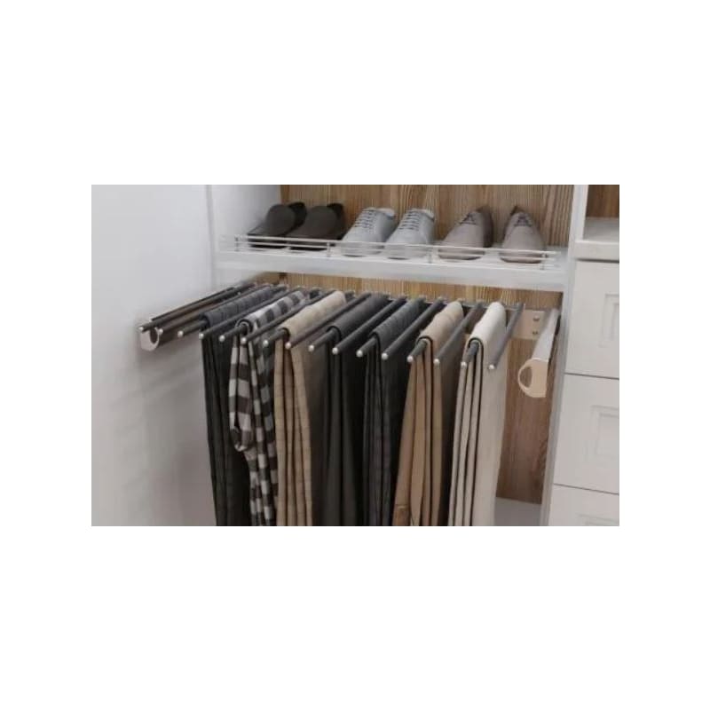 Fabura metal Trouser Rack Wardrobe, mocha at Rs 5040 in Delhi | ID:  2849177781948