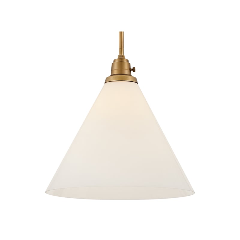 Hinkley Lighting 3694HB-CO Heritage Brass / Cased Opal Arti
