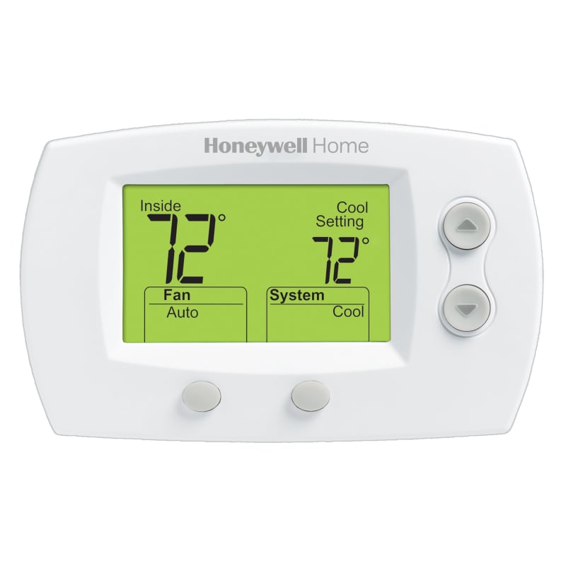 Honeywell Home TH5220D1003/U Premier White FocusPRO 5000 Non-Programmable  Heating and Cooling Digital Thermostat - VentingDirect.com