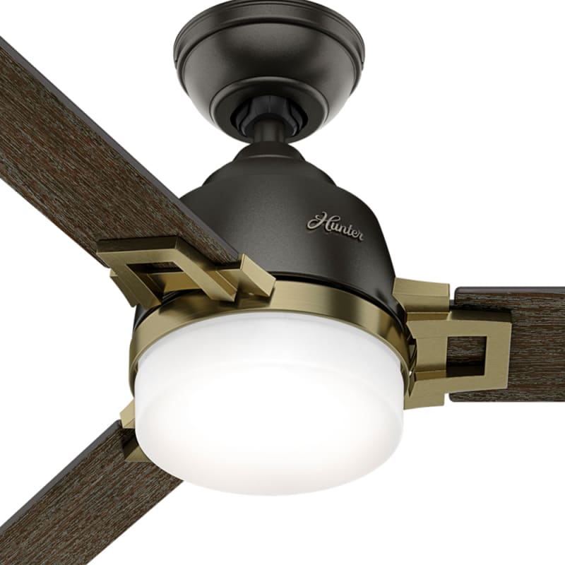 Hunter 59220 Noble Bronze And Modern Brass 48 Indoor Ceiling Fan Remote Control Led Light Kit Included Lightingdirect Com - 52 Leonie 5 Blade Crystal Ceiling Fan With Light Kit Included Hunter 59220 Noble Bronze And Modern Brass 48 Indoor Ceiling Fan Remote Control Led Light Kit Included Lightingdirect Com - 52 Leonie 5 Blade Crystal Ceiling Fan With Light Kit Included