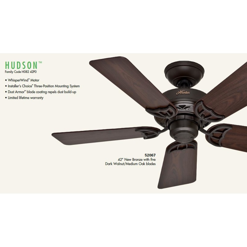Hunter 52067 New Bronze 42