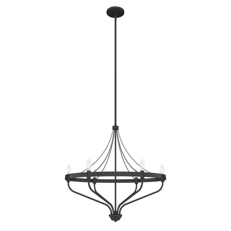 Hunter 19795 Rustic Iron Merlin 6 Light 25