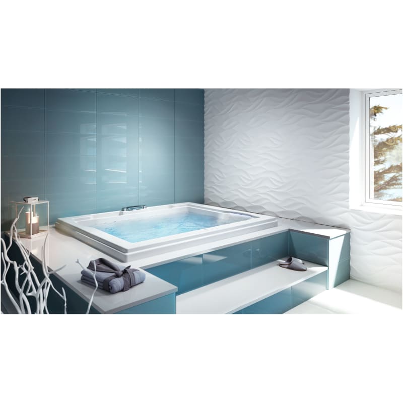 Bathtub Bathroom Whirlpool Badewanne LED Colored Lights Indoor Spa Sur –  TheTrendWillOut