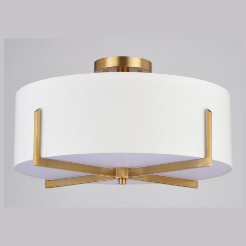 Maibu-♡ James Allan VXCF91714NB Natural Brass Malibu 4 Light 18