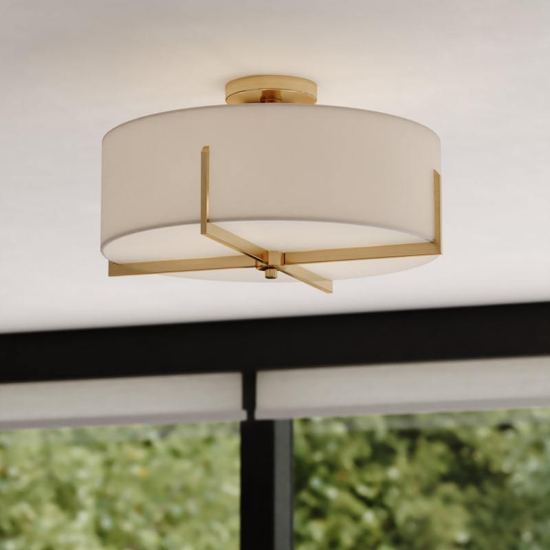 【当店限定販売】 James 18 Light 4 Malibu Brass Natural VXCF91714NB Allan 