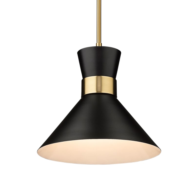 James Allan ZP68983MBKHTB Matte Black / Heritage Brass Inez James Allan ZP68983MBKHTB Matte Black / Heritage Brass Inez