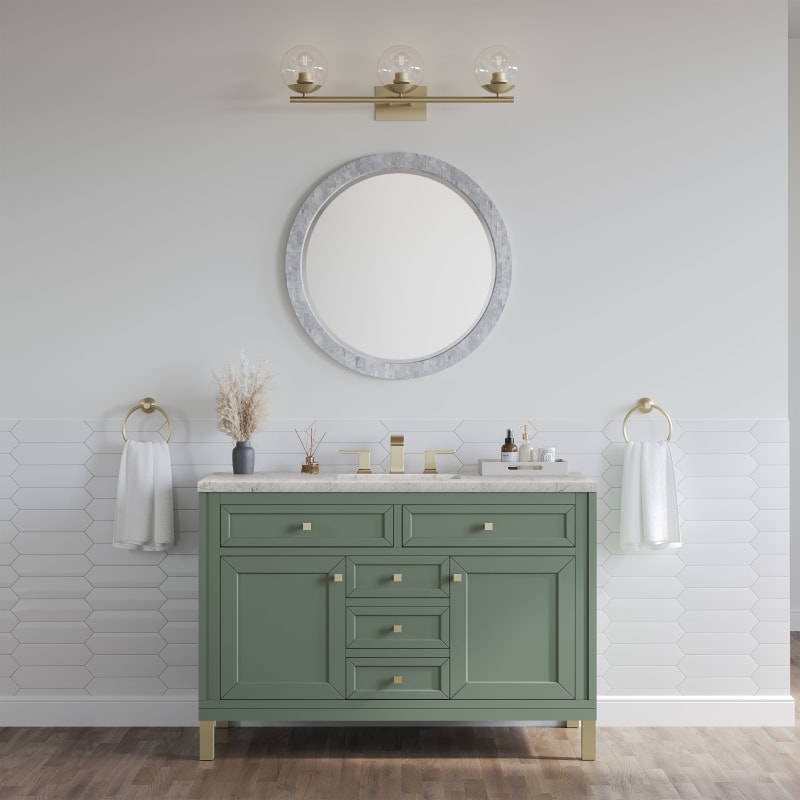 James Martin Vanities 305-V48-SC-3EJP Smokey Celadon Chicago