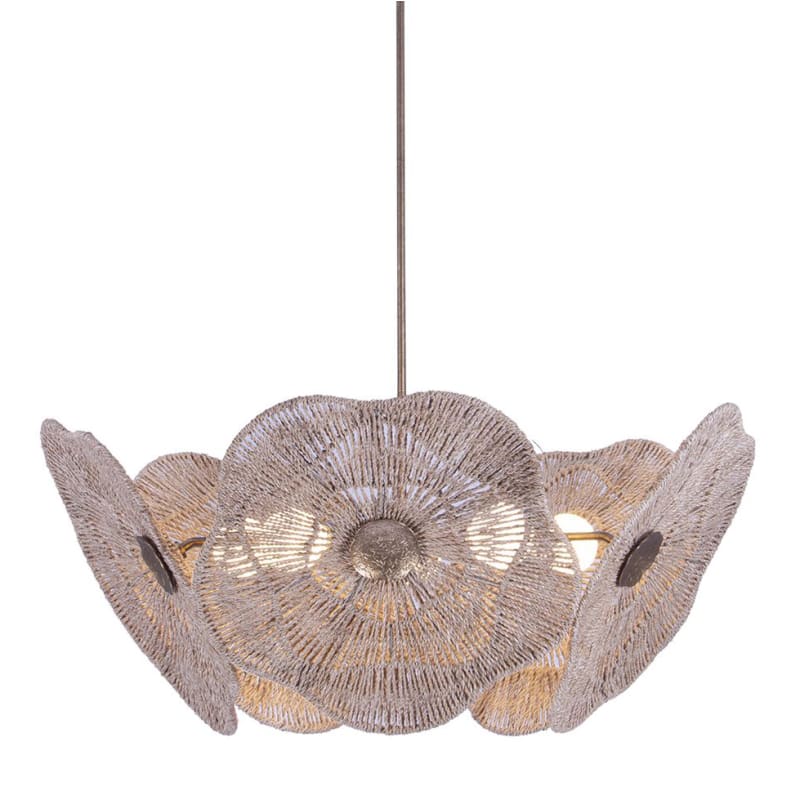 Kalco 522555PAB Pearlized Antique Brass Poppy 5 Light 37