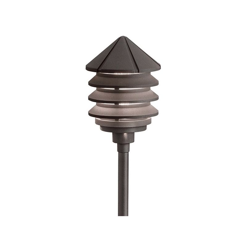 Kichler 15205BKT Textured Black Six Groove 10