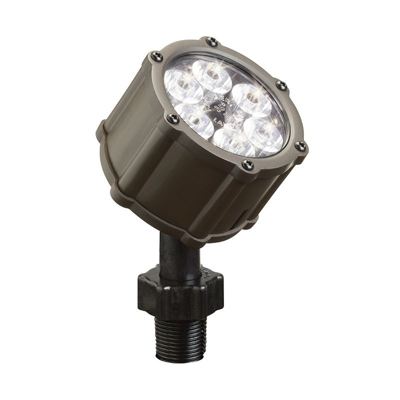 Kichler 15742BBR Bronzed Brass 8.5W LED Accent Light 3000K 35 Degree Flood Beam LightingDirect