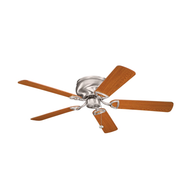 Kichler 339022bss Brushed Stainless Steel 52 Indoor Ceiling Fan With Blades And Pull Chain Lightingdirect Com - Home Decorators Collection Trudeau Ceiling Fan