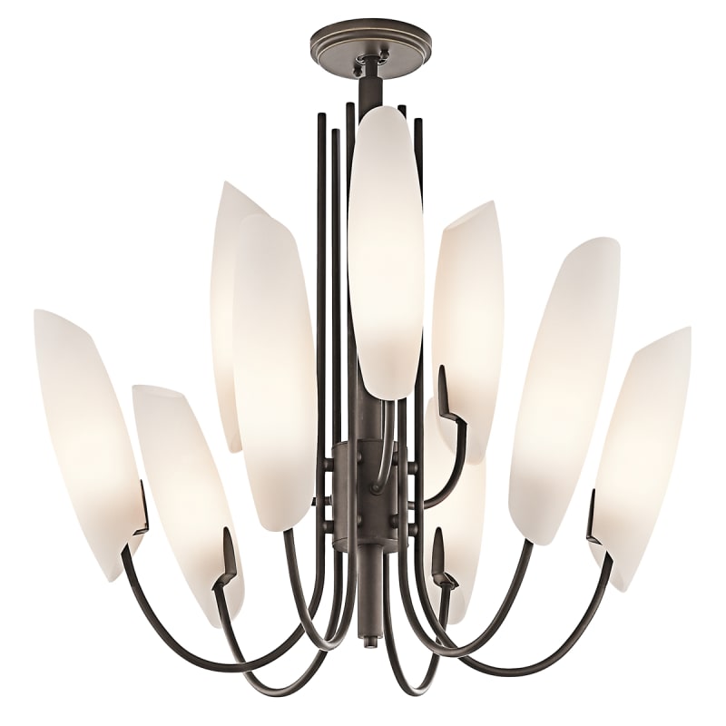 Kichler 42213oz Olde Bronze Stella 2 Tier Chandelier With 9 Lights Stem Included 27 Inches Wide Lightingdirect Com Stella 2 Tier Chandelier With 9 Lights, How To Install Kichler Chandelier
