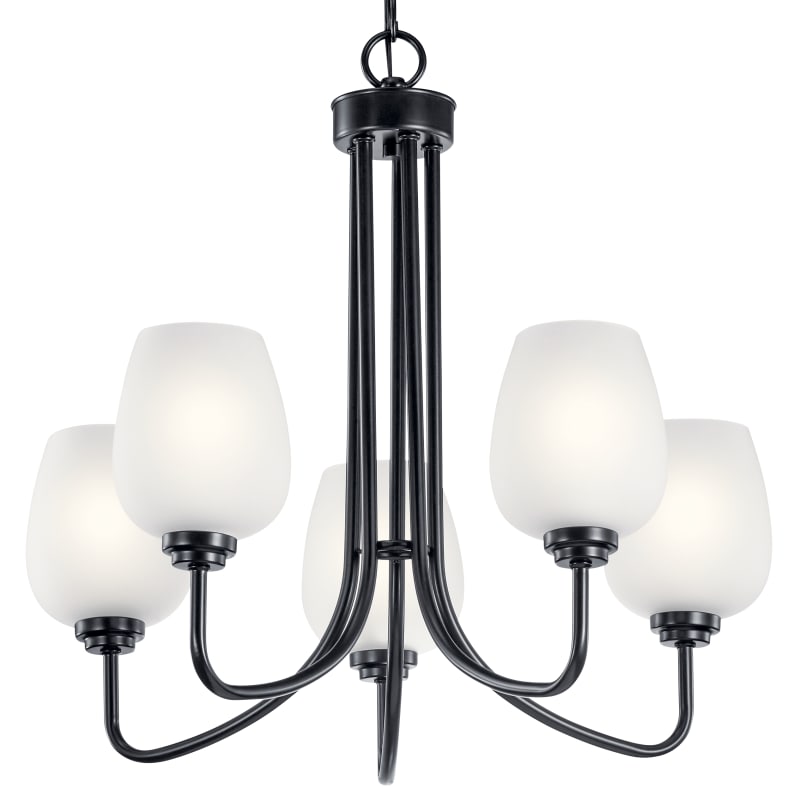 Kichler 44377ni Brushed Nickel Valserrano 5 Light 24 Wide Chandelier Lightingdirect Com Brushed Nickel Valserrano 5 Light, How To Install Kichler 5 Light Chandelier