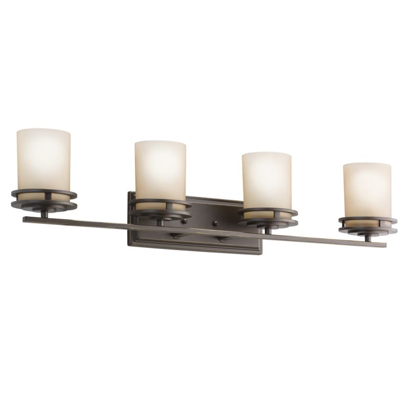 kichler 5079ni brushed nickel hendrik 4 light 34 wide vanity light