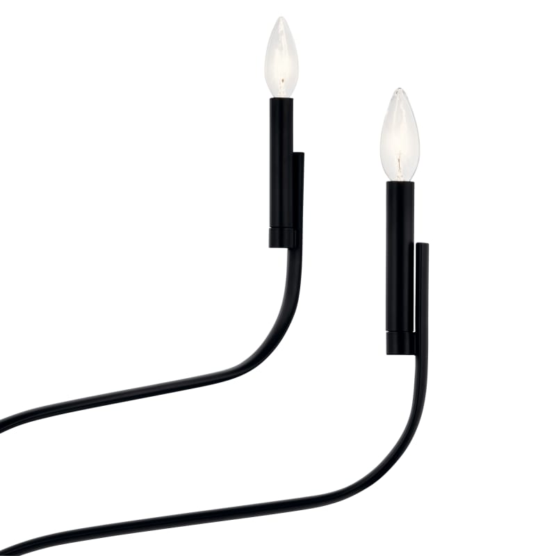 ♡ L ♡ Kichler 52673BK Black Livadia 6 Light 37