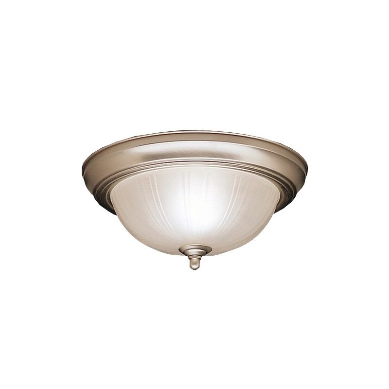 Kichler 8653ni Brushed Nickel 2 Light Flush Mount Indoor Ceiling Kichler 8653ni Brushed Nickel 2 Light Flush Mount Indoor Ceiling Fixture Lightingshowplace Com