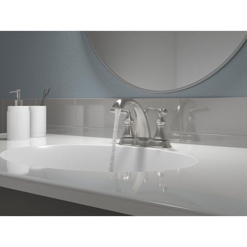 Polished Nickel 5.13 X 6.38 X 4.75 inches KOHLER K-393-N4-SN Devonshire Centerset Vibrant Bathroom Sink Faucet 