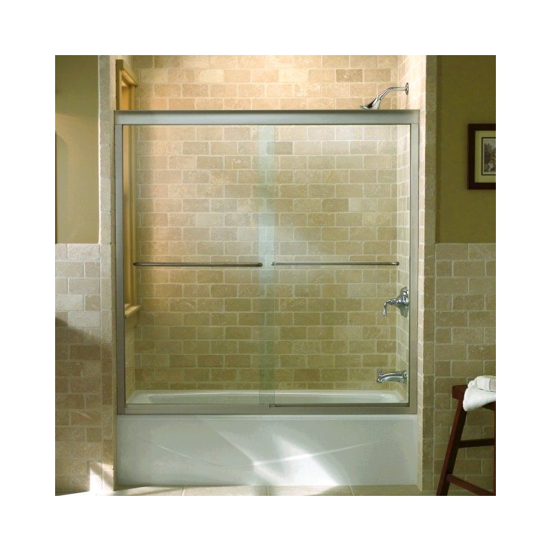 Kohler K 702200 L Shp Polished Silver Fluence Frameless Bypass