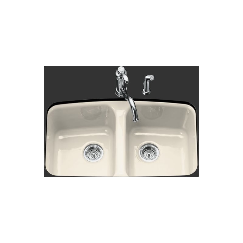 Kohler K-5898-4U-6 Skylight Fixture Kitchen Sink Cast Iron ...