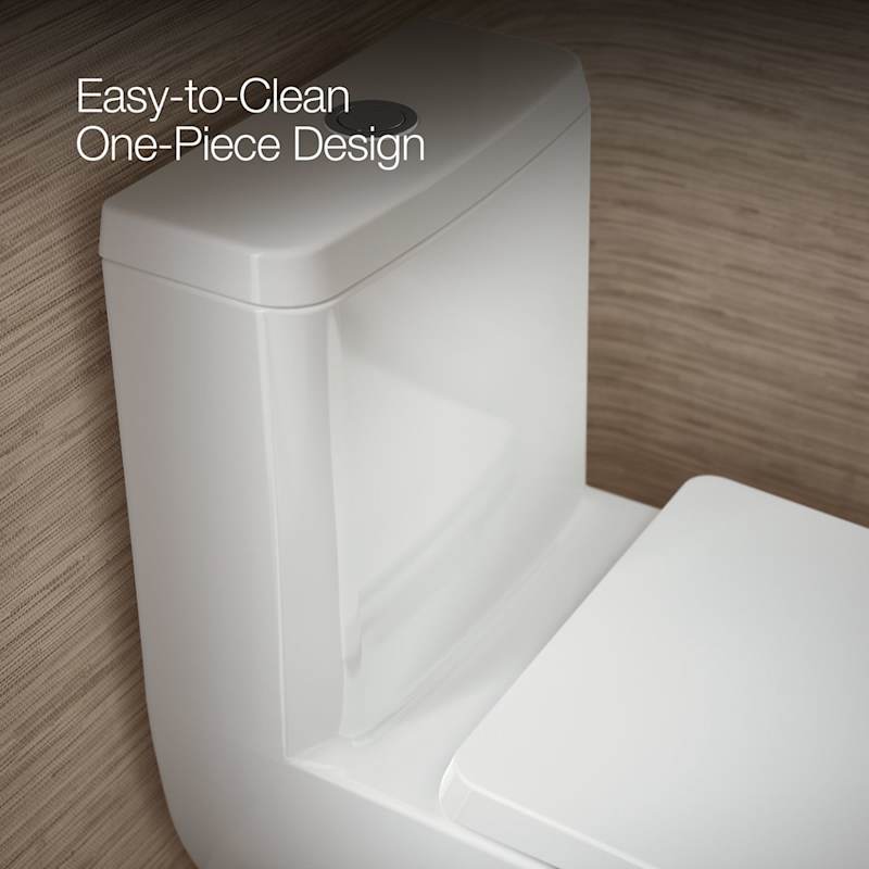 えっこ KOHLER Reach Up 1 PC Dual Flush Toilet, Skirted, K-23188-HC