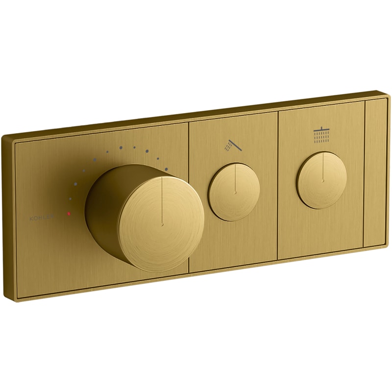 Kohler K 26346 9 2MB Vibrant Brushed Moderne Brass Anthem Two