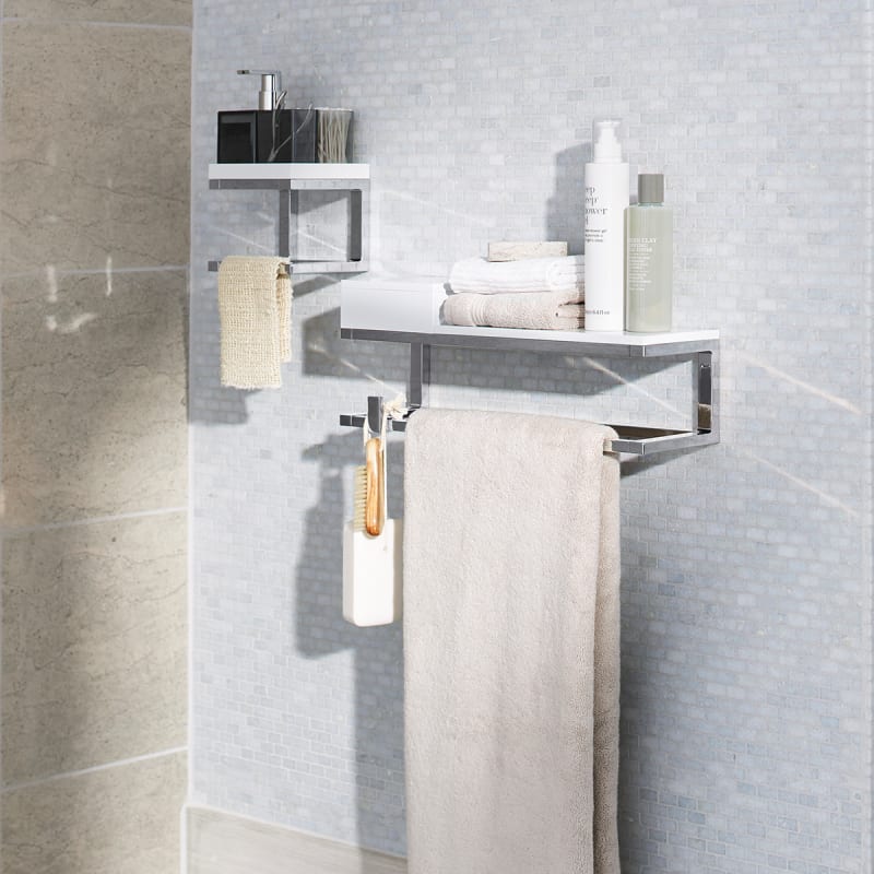 KOHLER Draft 6 in. Towel Bar Frame in Vibrant Rose Gold