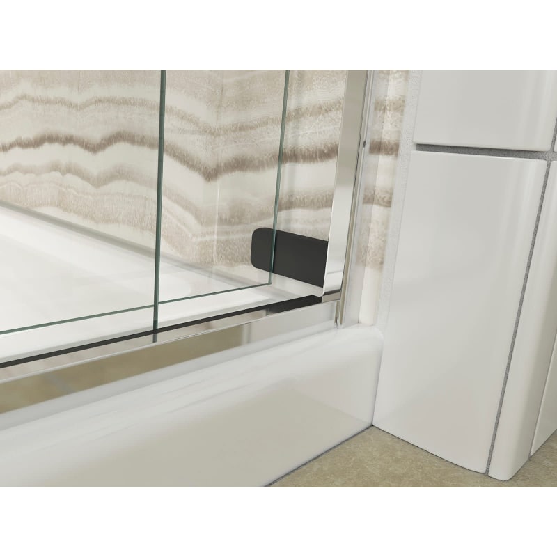 Wide Bypass Semi Frameless Shower Door, Delta Sliding Bathtub Door Parts Name List