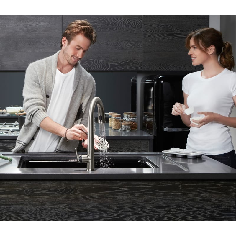 Kohler K-72218-B7-VS Vibrant Stainless Sensate Touchless ...