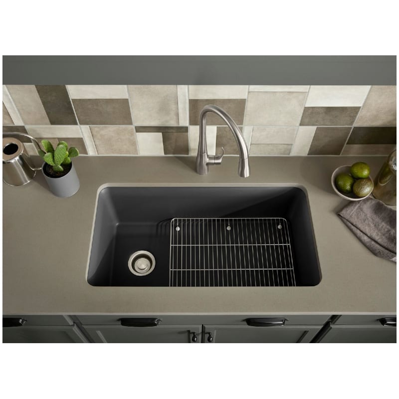 Kohler K-8206-CM1 Matte Black Cairn 33-1/2