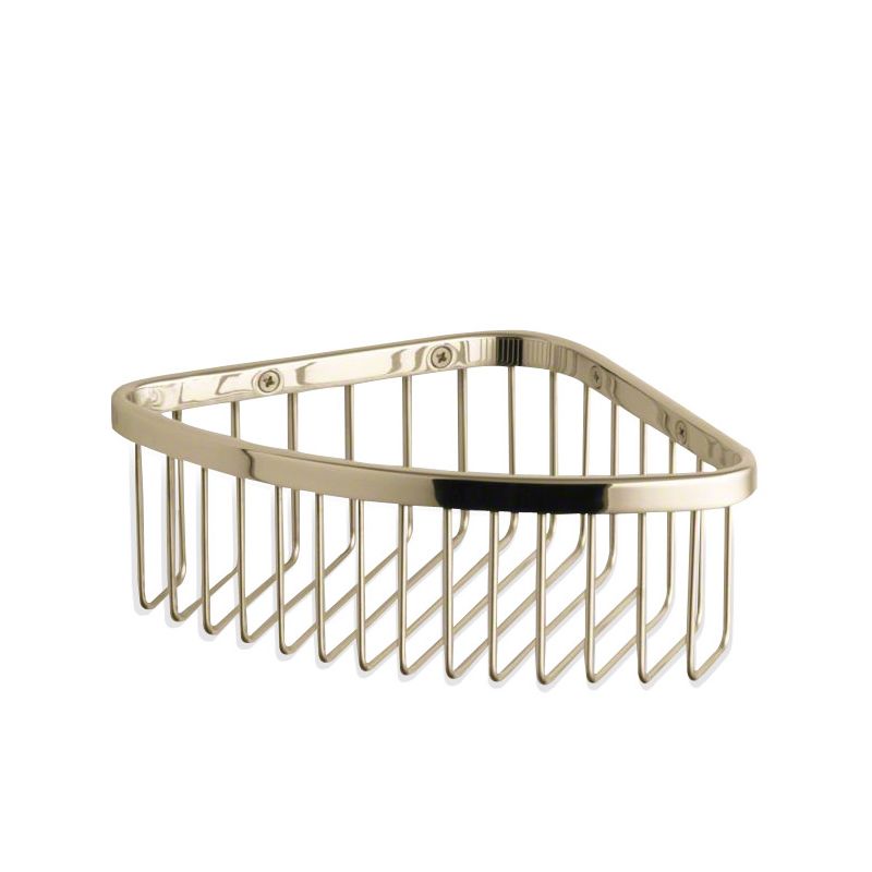 Kohler K 1896 Bs Brushed Stainless Medium Corner Shower Basket Kohler K 1896 Bs Brushed Stainless Medium Corner Shower Basket Faucet Com