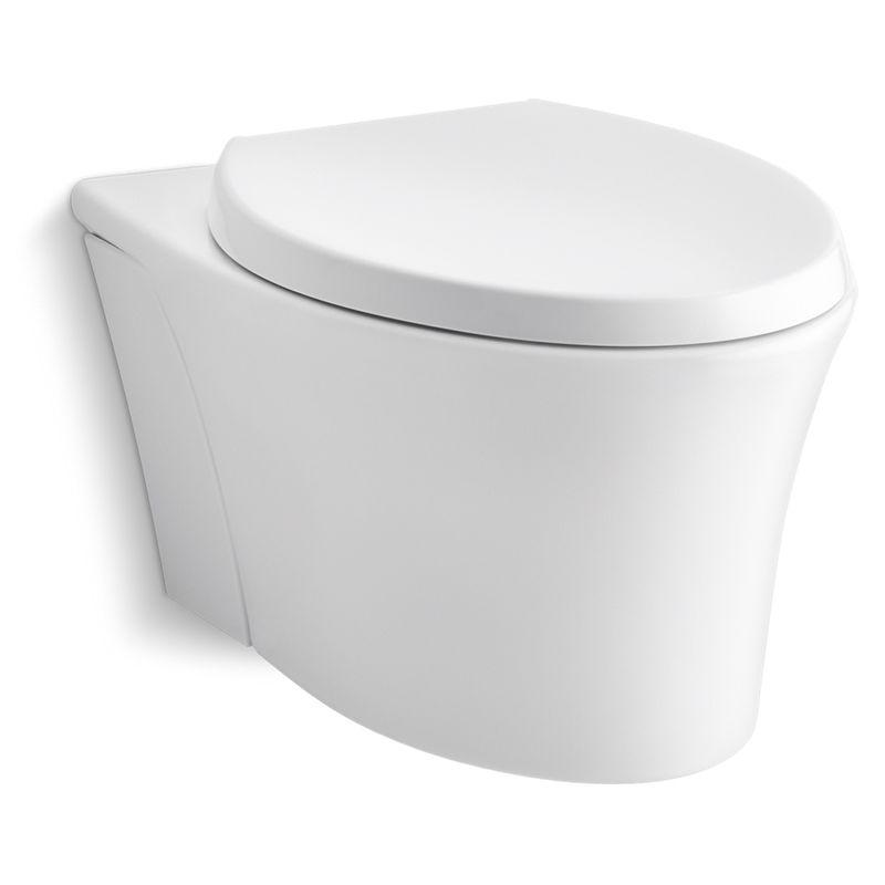 Kohler K 6299 0 White Veil 1 6 Gpf One Piece Elongated Toilet Bowl Faucetdirect Com - How To Fix A Loose Kohler Toilet Seat