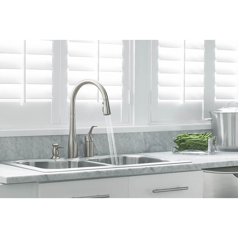 Kohler K-647-VS Stainless Steel Simplice Two-Hole Kitchen ...
