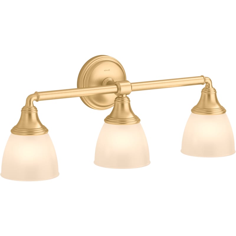 Kohler Lighting 10572 2GL Brushed Moderne Brass Devonshire 3 Light