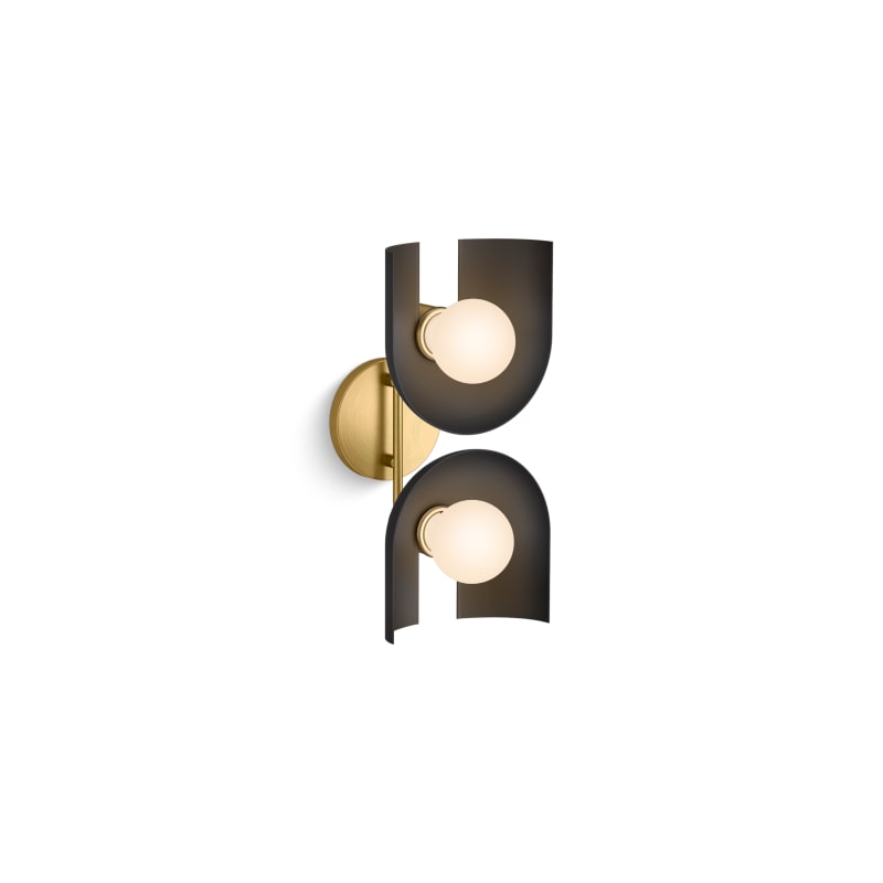 話題の人気 Kohler Lighting Brass Moderne Brushed Jade 31783-SC02-6GL ウェア