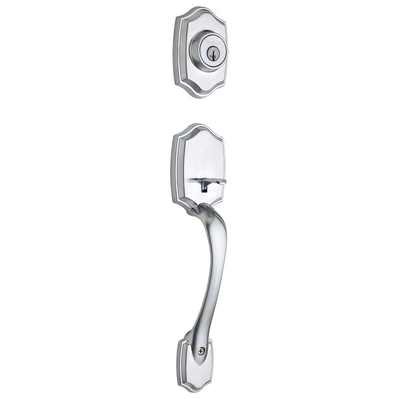 Kwikset 687BWLIP-26DS Satin Chrome Belleview Single Cylinder Sectional  Handleset with Smart Key Technology
