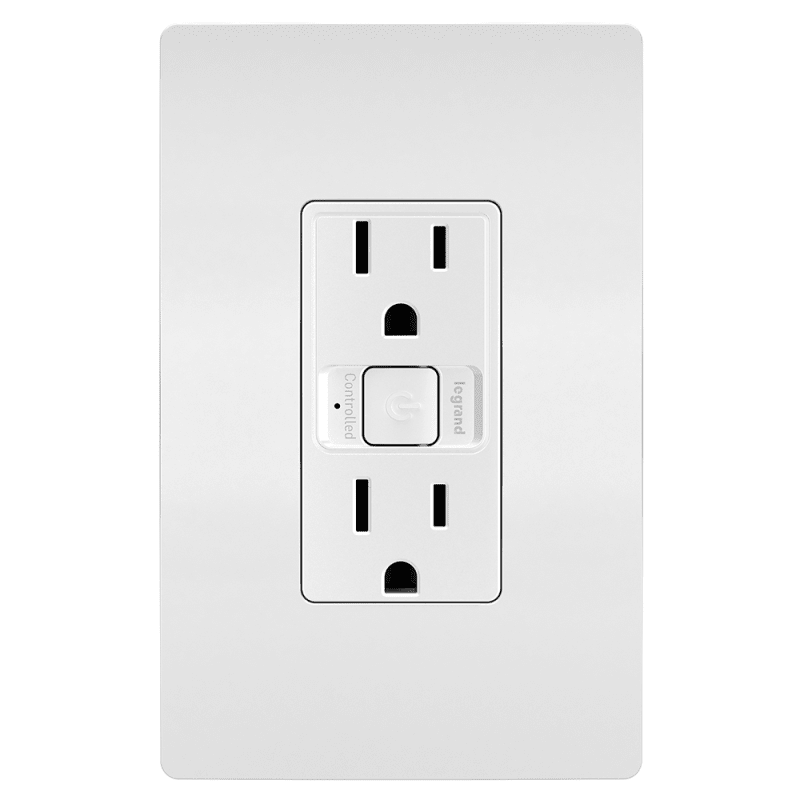 Legrand - WWRR15WHCCV2 - Smart Outlet - Wi-Fi - Radiant White