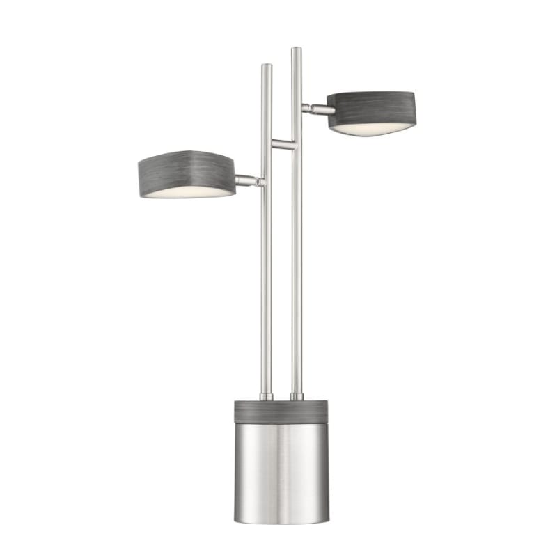 Lite Source LS-23468 Brushed Nickel Charlyne 2 Light 26