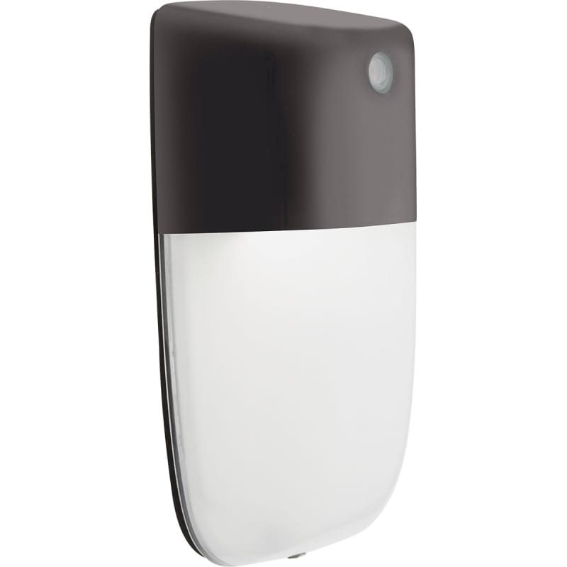 OVWP White Outdoor Integrated LED Wall Pack Light w/Dawn Photocell Lithonia L 